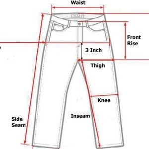 Jean measurement guide